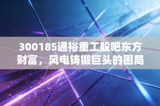 300185通裕重工股吧东方财富，风电铸锻巨头的困局与突围，散户情绪能否左右价值？