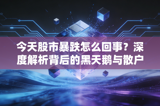 今天股市暴跌怎么回事?深度解析背后的黑天鹅与散户的生存之道
