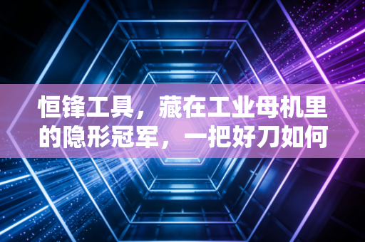 恒锋工具，藏在工业母机里的隐形冠军，一把好刀如何丈量中国制造的精度？