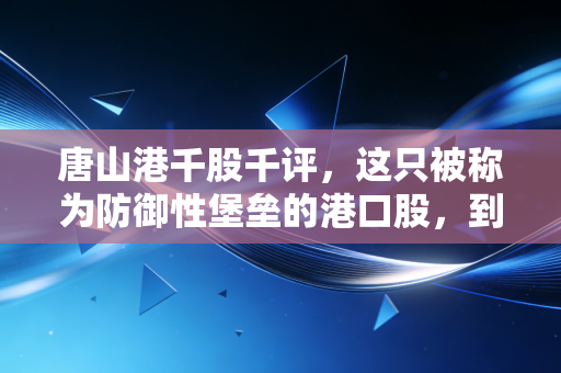唐山港千股千评,这只被称为防御性堡垒的港口股,到底值不值得我们长期托付?