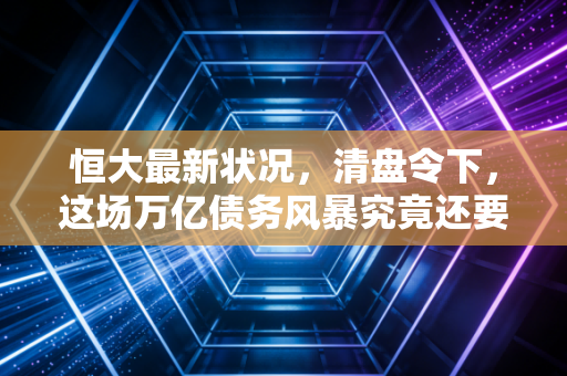 恒大最新状况，清盘令下，这场万亿债务风暴究竟还要吹多久？