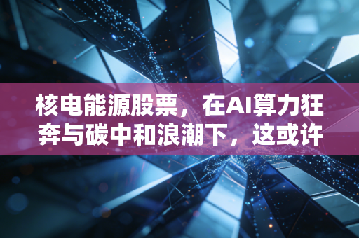 核电能源股票,在AI算力狂奔与碳中和浪潮下,这或许是未来十年最被低估的超级印钞机