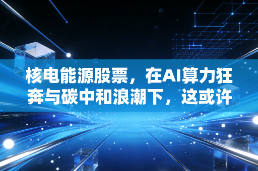 核电能源股票,在AI算力狂奔与碳中和浪潮下,这或许是未来十年最被低估的超级印钞机