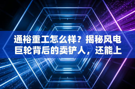 通裕重工怎么样？揭秘风电巨轮背后的卖铲人，还能上车吗？