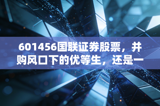 601456国联证券股票,并购风口下的优等生,还是一场资本市场的豪赌?