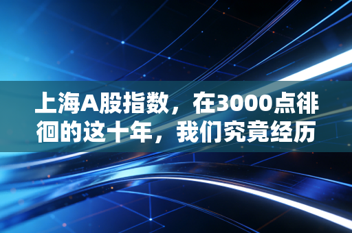 上海A股指数，在3000点徘徊的这十年，我们究竟经历了什么？