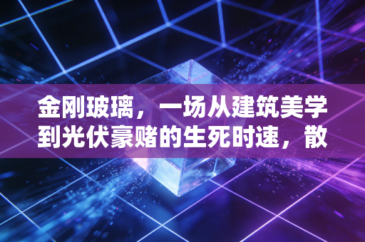金刚玻璃，一场从建筑美学到光伏豪赌的生死时速，散户还有机会吗？