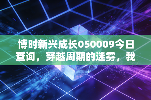 博时新兴成长050009今日查询，穿越周期的迷雾，我们该如何审视手中的成长？