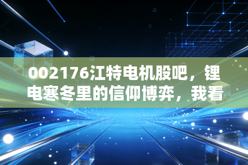 002176江特电机股吧，锂电寒冬里的信仰博弈，我看懂了散户的悲欢