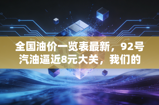 全国油价一览表最新，92号汽油逼近8元大关，我们的出行成本还要涨多久？