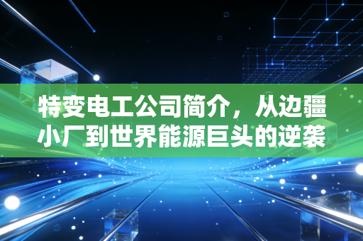 特变电工公司简介，从边疆小厂到世界能源巨头的逆袭之路
