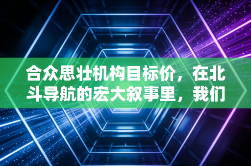 合众思壮机构目标价，在北斗导航的宏大叙事里，我们该如何权衡这纸上的富贵？