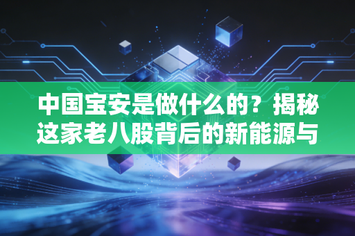 中国宝安是做什么的?揭秘这家老八股背后的新能源与医药双轮驱动