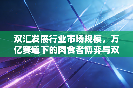 双汇发展行业市场规模，万亿赛道下的肉食者博弈与双汇的破局之路
