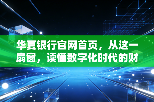 华夏银行官网首页，从这一扇窗，读懂数字化时代的财富管理与生活温度