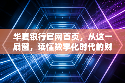 华夏银行官网首页，从这一扇窗，读懂数字化时代的财富管理与生活温度