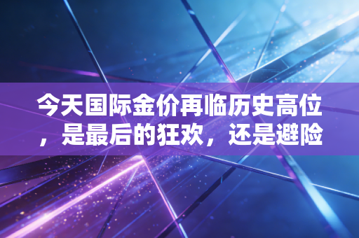 今天国际金价再临历史高位，是最后的狂欢，还是避险的良药？——写给普通投资者的黄金生存指南