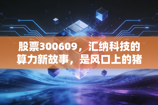 股票300609，汇纳科技的算力新故事，是风口上的猪还是真金白银的实干家？