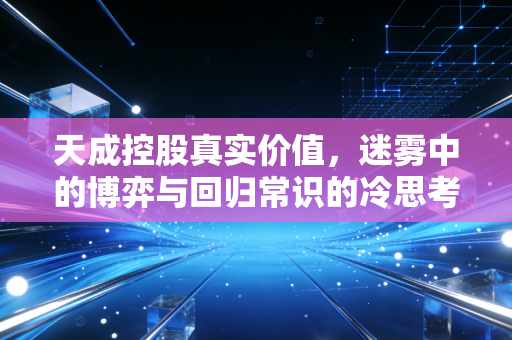 天成控股真实价值，迷雾中的博弈与回归常识的冷思考