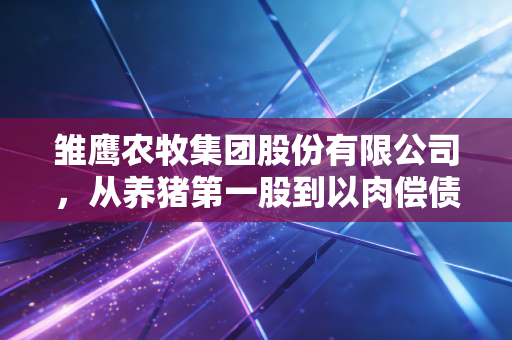 雏鹰农牧集团股份有限公司,从养猪第一股到以肉偿债的荒诞落幕,一场关于盲目扩张的惨痛警示