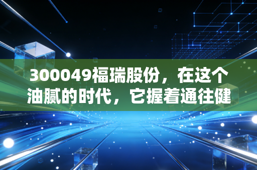 300049福瑞股份，在这个油腻的时代，它握着通往健康的金钥匙
