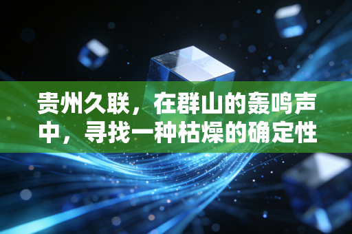 贵州久联，在群山的轰鸣声中，寻找一种枯燥的确定性