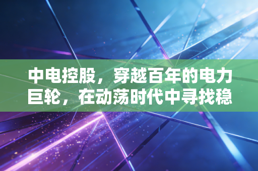 中电控股，穿越百年的电力巨轮，在动荡时代中寻找稳稳的幸福