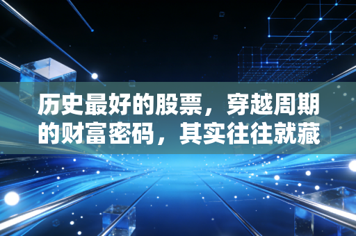 历史最好的股票，穿越周期的财富密码，其实往往就藏在你的生活里