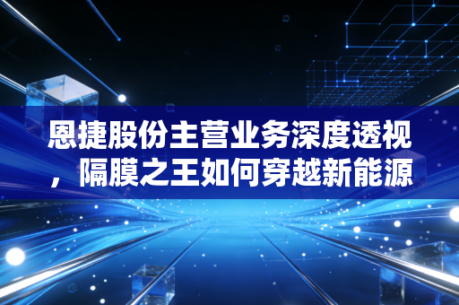 恩捷股份主营业务深度透视,隔膜之王如何穿越新能源的惊涛骇浪?