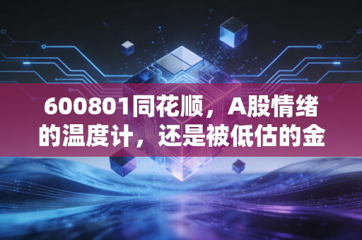600801同花顺，A股情绪的温度计，还是被低估的金融科技巨头？