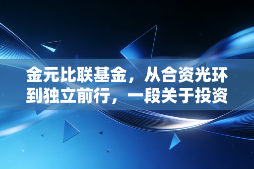 金元比联基金,从合资光环到独立前行,一段关于投资信仰与市场变迁的财经往事