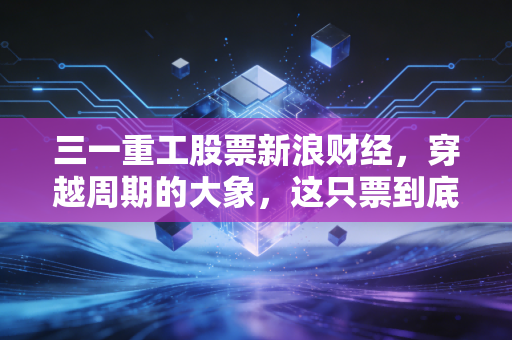 三一重工股票新浪财经,穿越周期的大象,这只票到底值不值得拿?