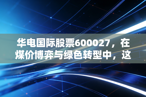 华电国际股票600027,在煤价博弈与绿色转型中,这只压舱石还能成为你的养老底仓吗?