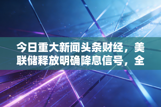 今日重大新闻头条财经,美联储释放明确降息信号,全球市场狂欢,普通投资者的春天真的来了吗?