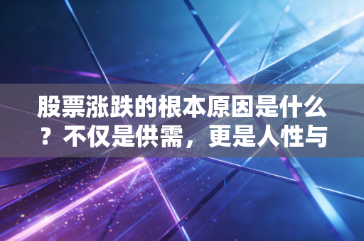 股票涨跌的根本原因是什么？不仅是供需，更是人性与预期的博弈