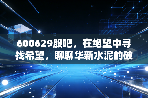 600629股吧，在绝望中寻找希望，聊聊华新水泥的破局与重生