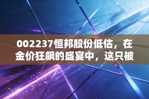 002237恒邦股份低估,在金价狂飙的盛宴中,这只被遗忘的金矿股到底值不值得重仓?