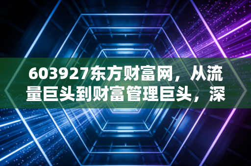603927东方财富网,从流量巨头到财富管理巨头,深度剖析这只散户大本营的投资逻辑