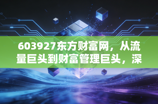603927东方财富网，从流量巨头到财富管理巨头，深度剖析这只散户大本营的投资逻辑
