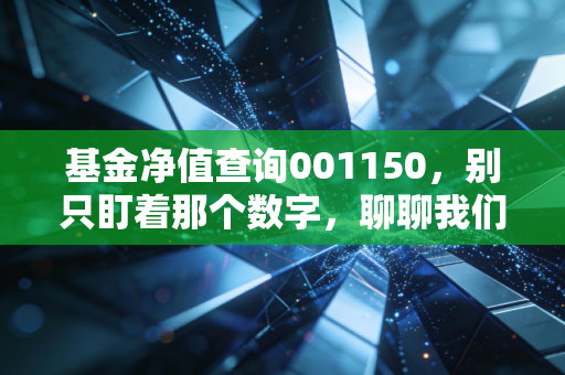 基金净值查询001150，别只盯着那个数字，聊聊我们为什么总是拿不住好基金