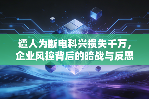 遭人为断电科兴损失千万,企业风控背后的暗战与反思
