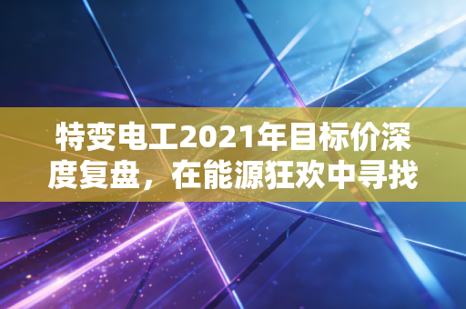 特变电工2021年目标价深度复盘,在能源狂欢中寻找理性的锚点