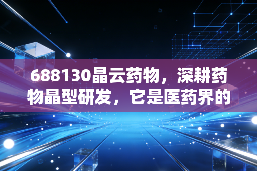 688130晶云药物，深耕药物晶型研发，它是医药界的隐形工匠还是被低估的潜力股？
