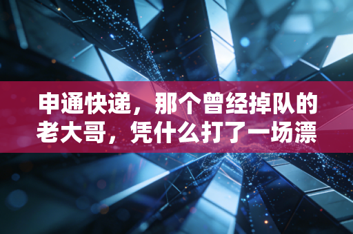 申通快递,那个曾经掉队的老大哥,凭什么打了一场漂亮的翻身仗?