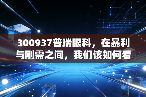 300937普瑞眼科,在暴利与刚需之间,我们该如何看清这只眼科赛道的潜力股?