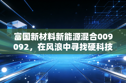 富国新材料新能源混合009092,在风浪中寻找硬科技的长期锚点