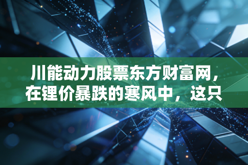 川能动力股票东方财富网，在锂价暴跌的寒风中，这只川字号潜力股究竟是黄金坑还是深水区？