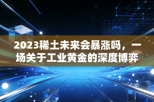 2023稀土未来会暴涨吗，一场关于工业黄金的深度博弈与普通人该如何看懂