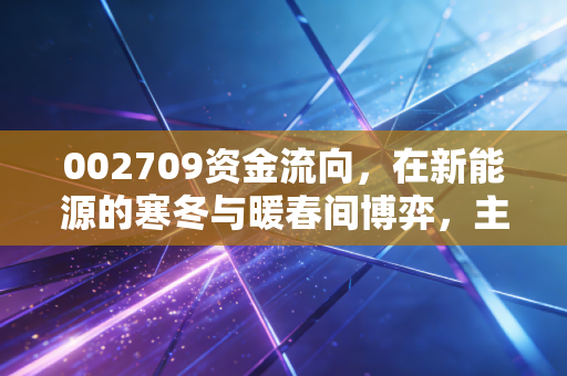 002709资金流向，在新能源的寒冬与暖春间博弈，主力资金究竟在下一盘什么棋？