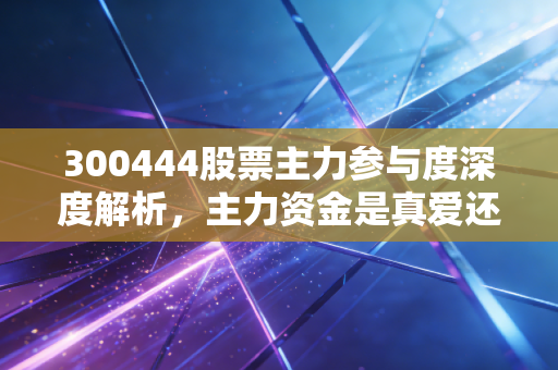 300444股票主力参与度深度解析，主力资金是真爱还是过客？